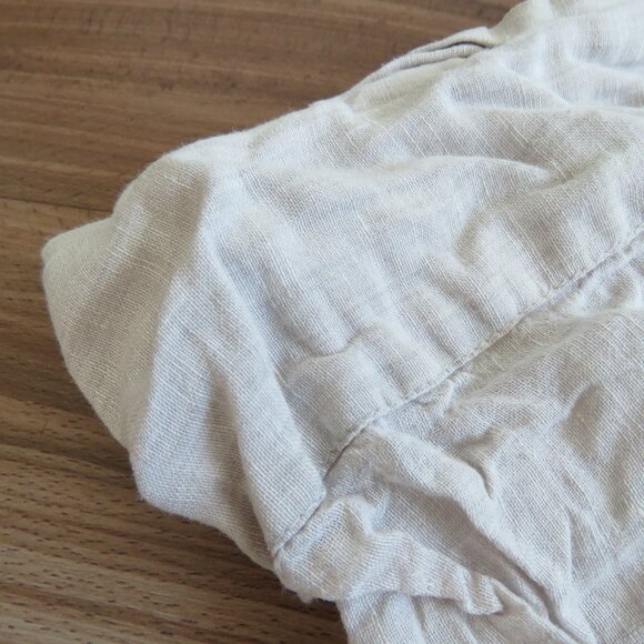 RESTORATION HARDWARE 100% Linen Pillow Sham Neutral Minimalist - Picture 3 of 9